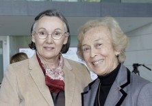 Myrtha Casanova (Presidenta de IEGD y de la Fundación para la Diversidad) y María Lezaun (Vicepresidenta-Fundadora de Fundación Phi)