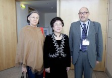 Lu Hsiu-Lien (ex Vicepresidenta de Taiwán), Félix Balboa y María Lezaun (Presidente-Fundador y Vicepresidenta-Fundadora de Fundación Phi)