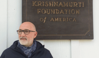 H.H. Swami Rameshwarananda Giri Maharaj en la Krishnamurti Foundation of America