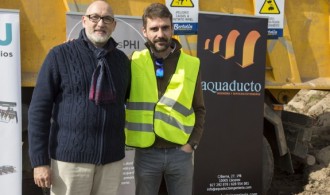 Presidente de Fundación Phi, Félix Balboa y Manuel Jesús Castelló Vinagre, Administrador y Director de Aquaducto Ingeniería y Servicios Extremeños, S.L.